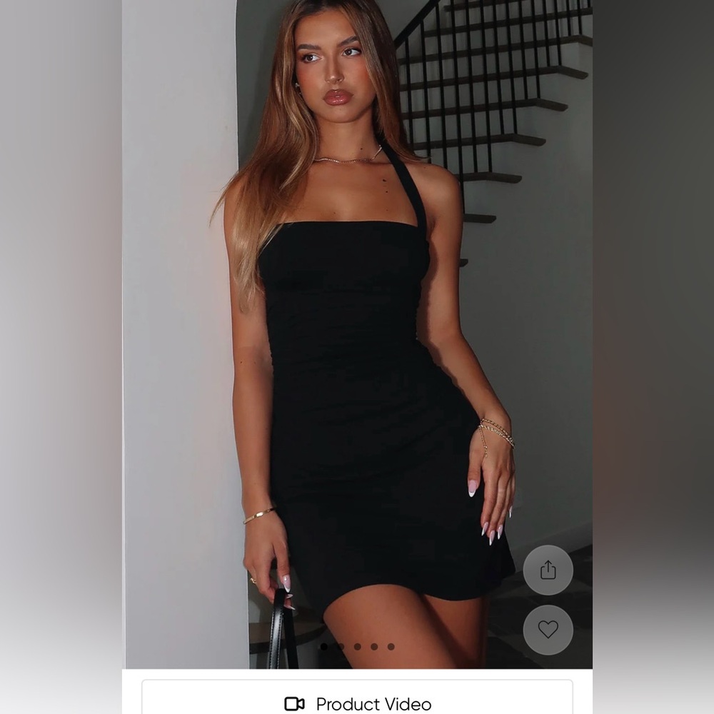 Can't Relax Halter Mini Dress